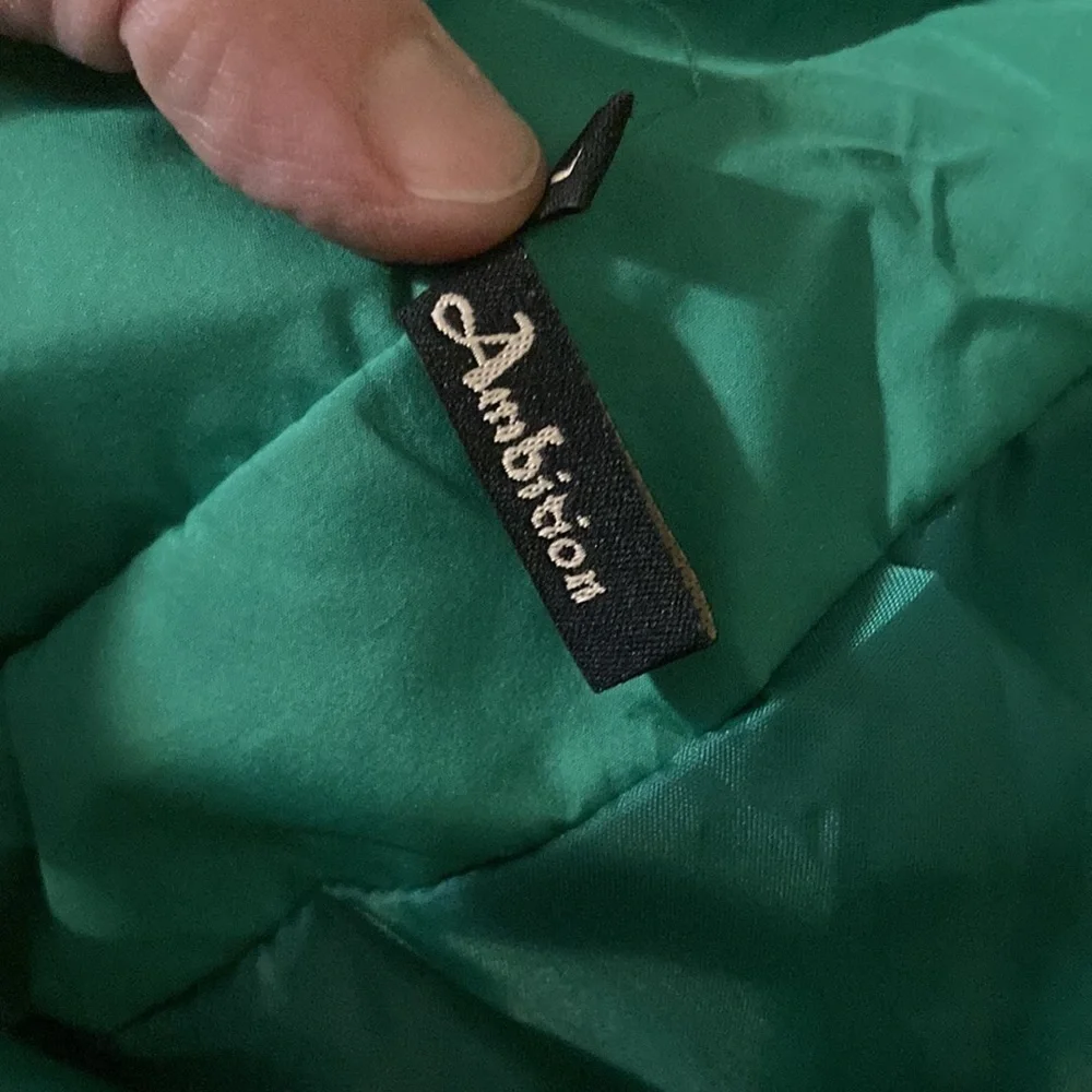 Green rain jacket from Ambition vintage styling L
